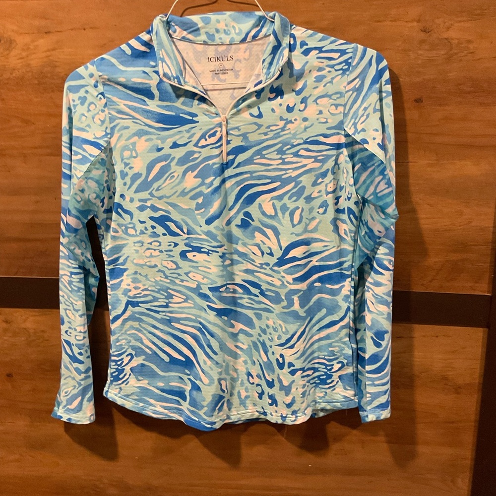 Icikuls Quarter Zip Long Sleeve Pullover